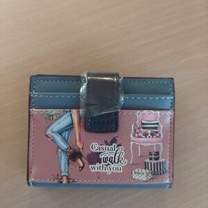 NWOT Nicole Lee Casual Walk With You Card Holder